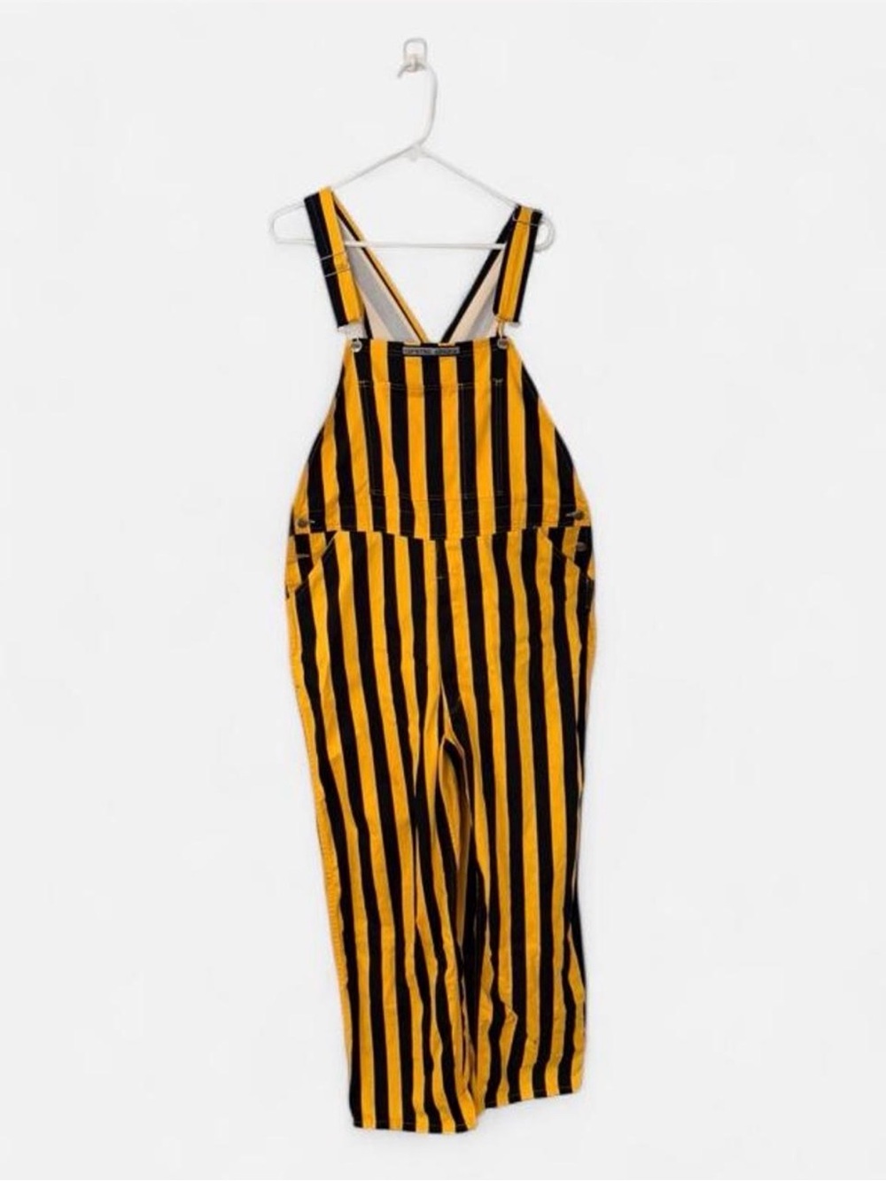Game Bibs Overalls Large Black Yellow Striped Pittsburgh Steelers Iowa Hawkeyes